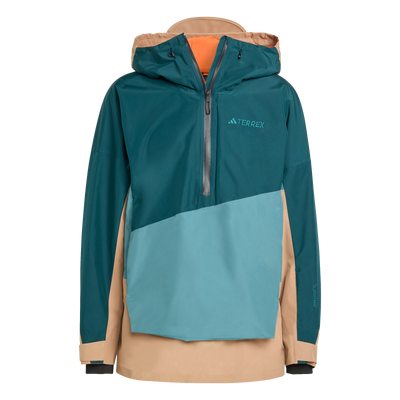 Adidas Terrex Men's Xploric 2 Layer CLIMAPROOF Anorak 2026 PRELOVED TEAL/AURORA IVY