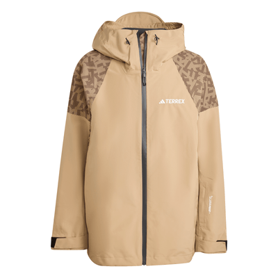Adida's Men's Terrex Xperior Hybrid PRIMEKNIT CLIMAPROOF+ Jacket - Cardboard 2026