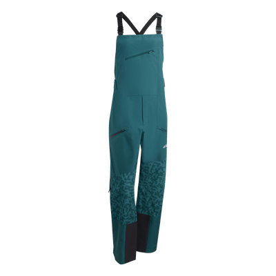 Adidas Men's Terrex Xperior Hybrid PRIMEKNIT CLIMAPROOF+ Bib Pants 2026 AURORA IVY/PRELOVED TEAL