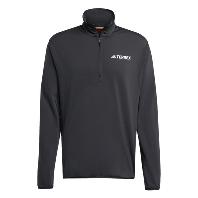 Adidas Men's Terrex Multi CLIMAWARM Half-Zip Tech Fleece Jacket - Black 2026