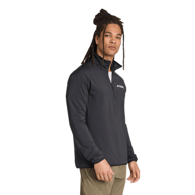 Adidas Men's Terrex Multi CLIMAWARM Half-Zip Tech Fleece Jacket - Black 2026