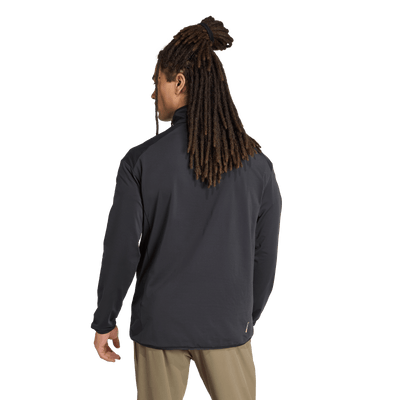 Adidas Men's Terrex Multi CLIMAWARM Half-Zip Tech Fleece Jacket - Black 2026