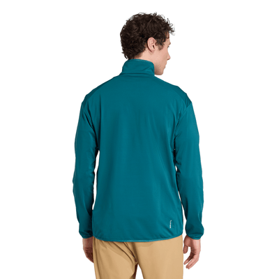 Adidas Men's Terrex Multi CLIMAWARM Half-Zip Tech Fleece Jacket - Mystery Green/Aurora Ivy 2026