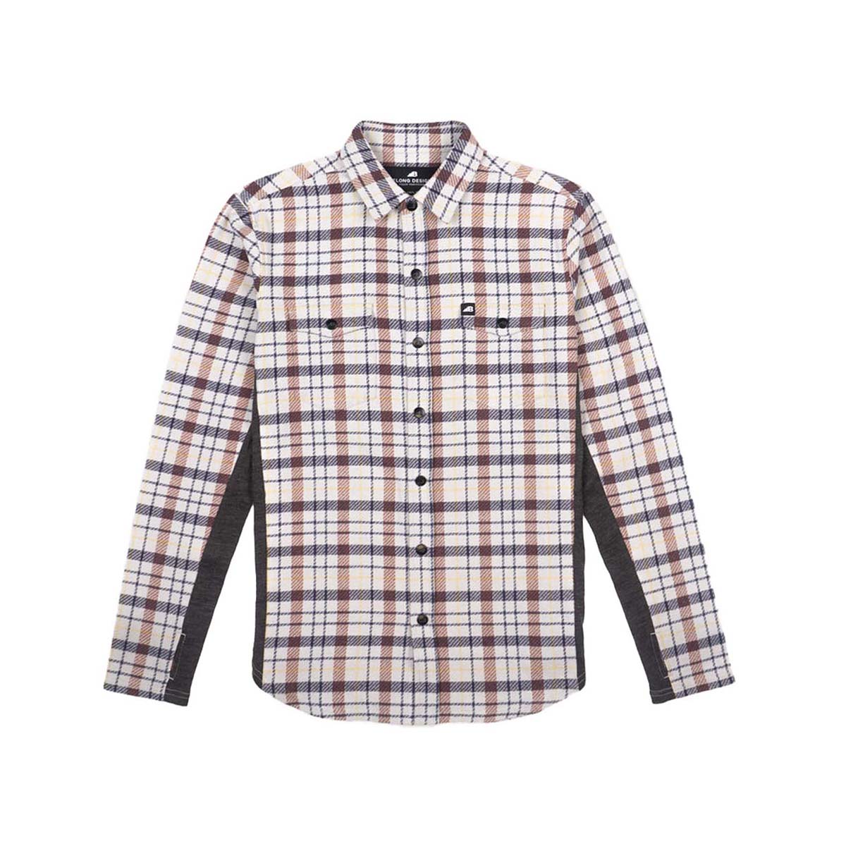 Belong Designs Men's Deadline Tek Flannel 2025 ASPEN BEIGE