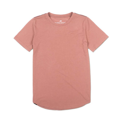 Belong Designs Women's Core Traverse Tek Tee 2025 DARK SALMON
