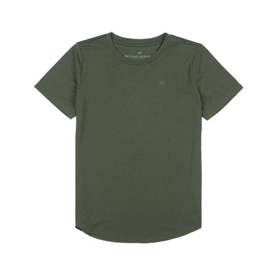 Belong Designs Women's Core Traverse Tek Tee 2025 PINE
