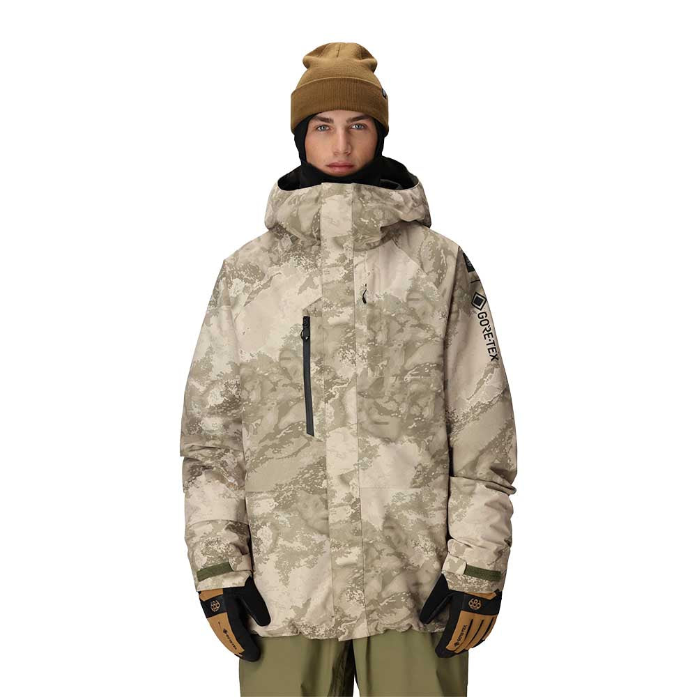686 Men's GORE-TEX Core Jacket 2026 LMHP LIMESTONE HEMISPHERE PRINT