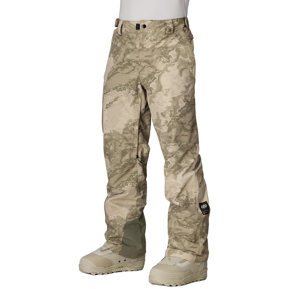 686 Men's Gore-Tex Core Shell Pants 2026 LMHP LIMESTONE HEMISPHERE PRINT