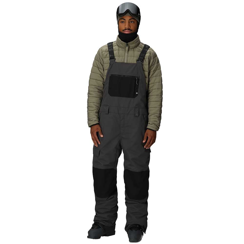 686 Men's Hot Lap Insulated Bibs 2026 CHARCOAL COLORBLOCK
