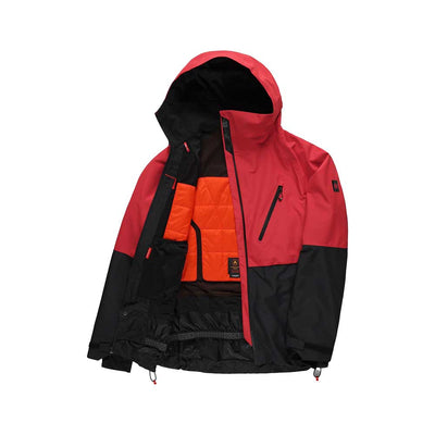 686 Men's Hydra Thermagraph Jacket 2026 TRUE RED COLORBLOCK