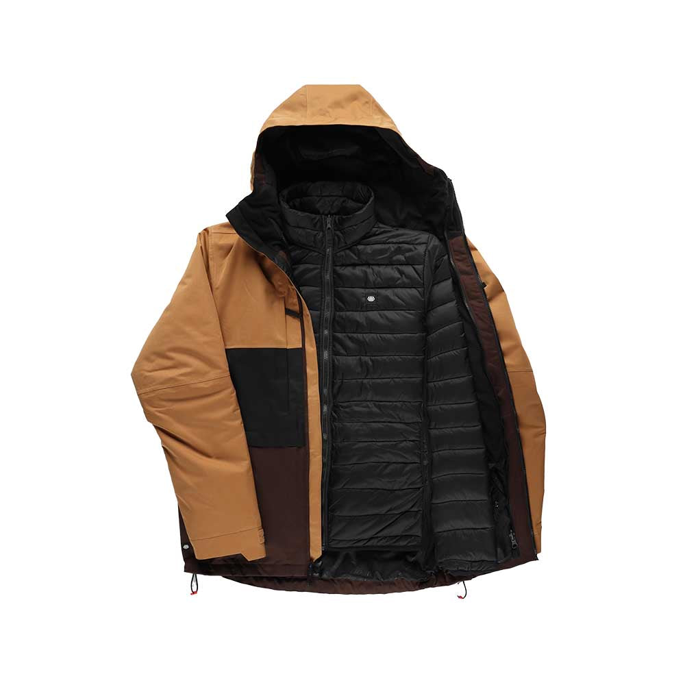 686 Men's Smarty 3-In-1 Form Jacket 2026 CMCB CARAMEL COLORBLOCK