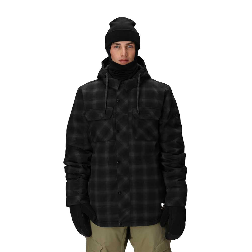 686 Men’s Woodland Insulated Jacket 2026 BLPD BLACK PLAID