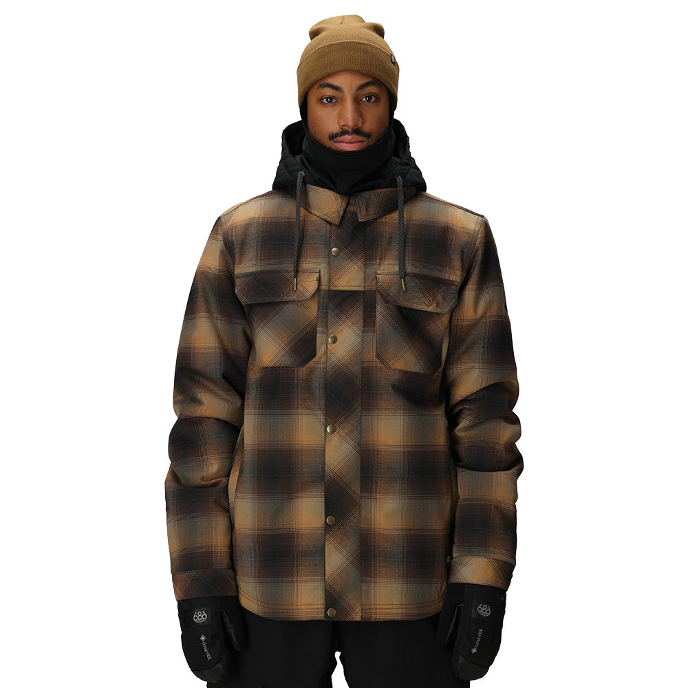 686 Men’s Woodland Insulated Jacket 2026 CAPL CARAMEL PLAID