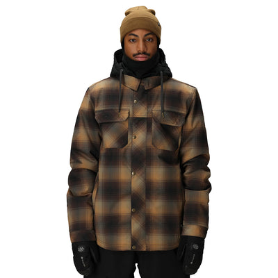 686 Men’s Woodland Insulated Jacket 2026 CAPL CARAMEL PLAID