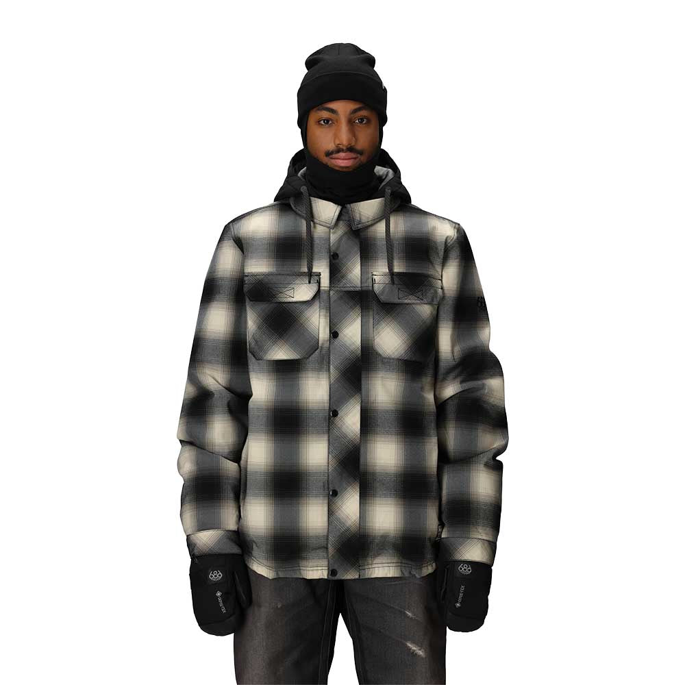 686 Men’s Woodland Insulated Jacket 2026 LMPD LIMESTONE PLAID