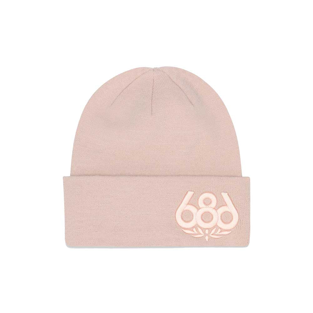686 Big Logo Embroidered Beanie 2026 SMPK SMOKEY PINK