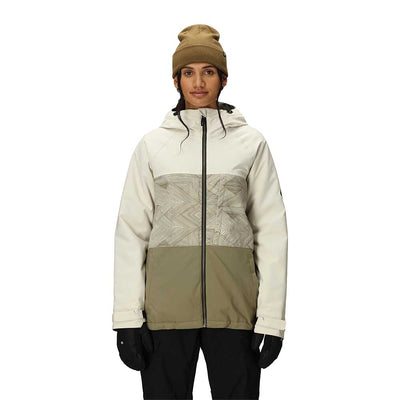686 Womens Athena Insulated Jacket 2026 LIMESTONE COLORBLOCK