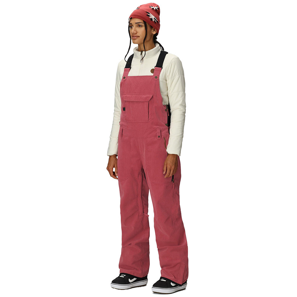 686 Women's Black Magic Insulated Bibs 2026 RWCD ROSEWOOD CORDUROY