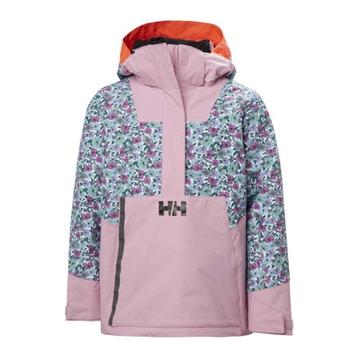 Helly Hansen Junior's Ride Anorak 2026 073 PINK LAVENDER FLORAL AOP