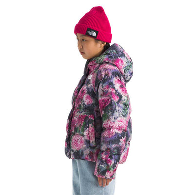 The North Face Girl's North Down Hooded Print Jacket 2026