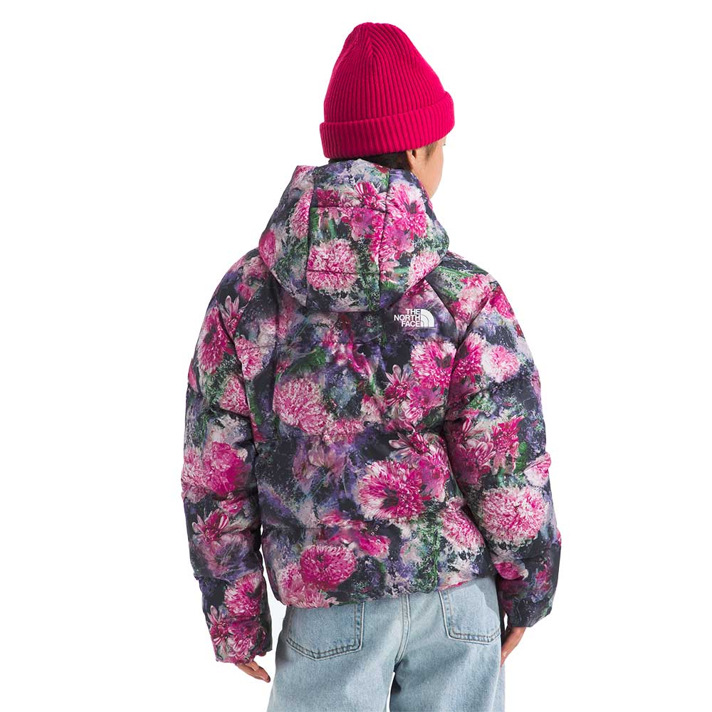 The North Face Girl's North Down Hooded Print Jacket 2026