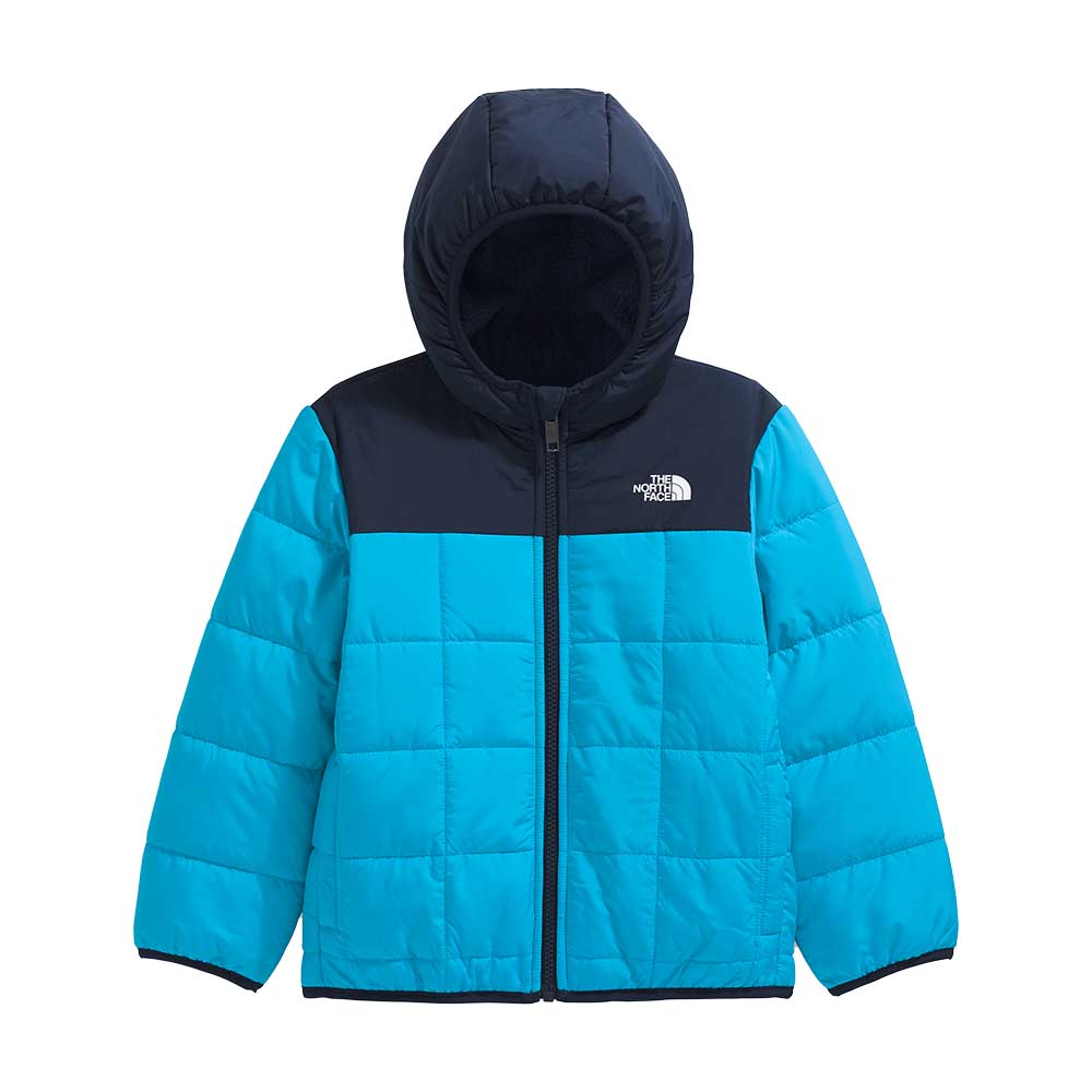 The North Face Boy's Reversible Shasta Full Zip Hooded Jacket 2026 DGY MERIDIANBLUE/SUMMIT NAVY
