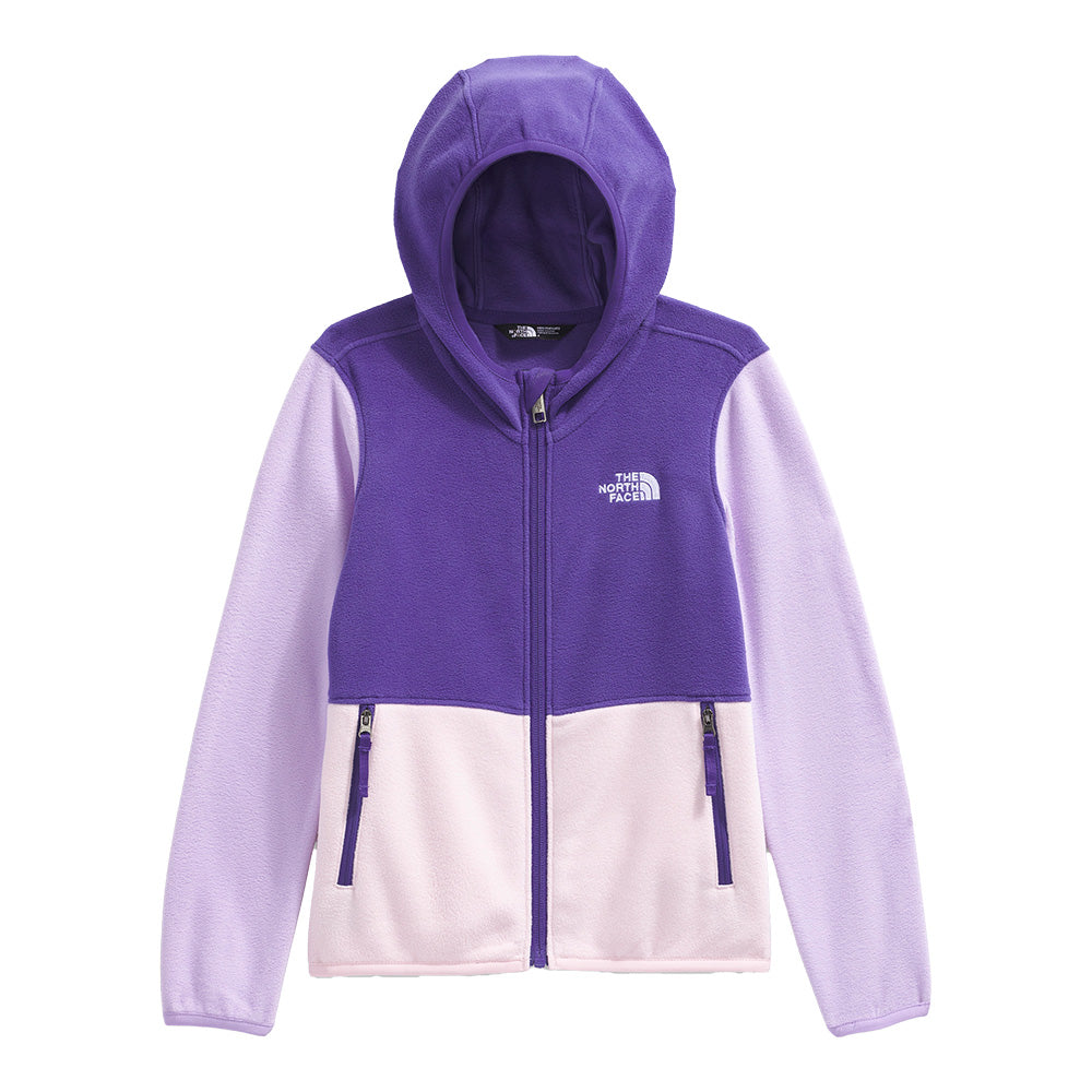 The North Face Toddler's Glacier Full Zip Hoodie 2026 DI0 PEAK PURPLE/LITE LILAC/PALE BLOSSOM