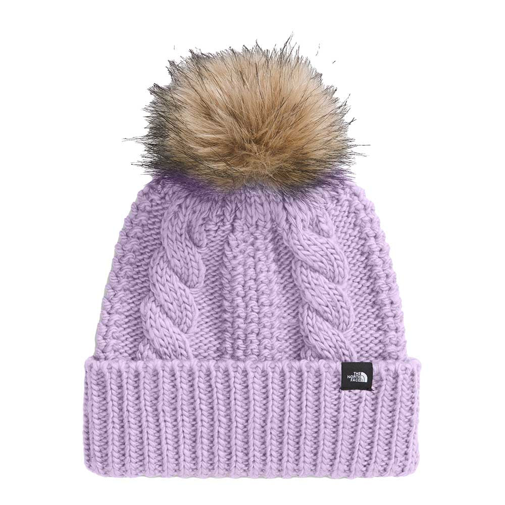 The North Face Junior's Oh Mega Fur Pom Beanie 2026 QZI LITE LILAC
