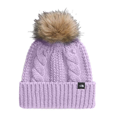 The North Face Junior's Oh Mega Fur Pom Beanie 2026 QZI LITE LILAC