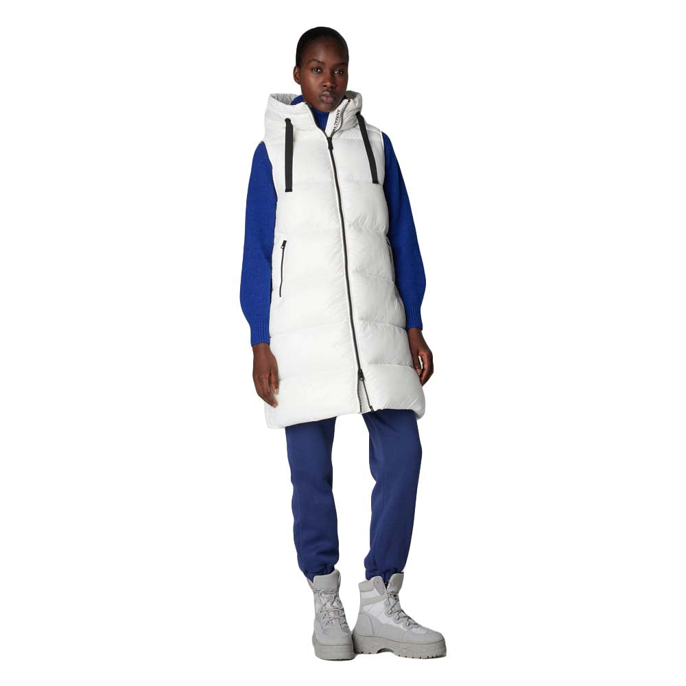 Save The Duck Women's Iria Long Hooded Puffer Vest 2026