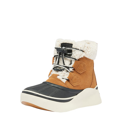 Sorel Junior's Out N About IV Chillz WP Boots TAFFY/BLACK