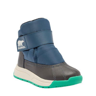 Sorel Junior's Whitney III Strap Mid WP Boots 2026 405 UNIFORM BLUE