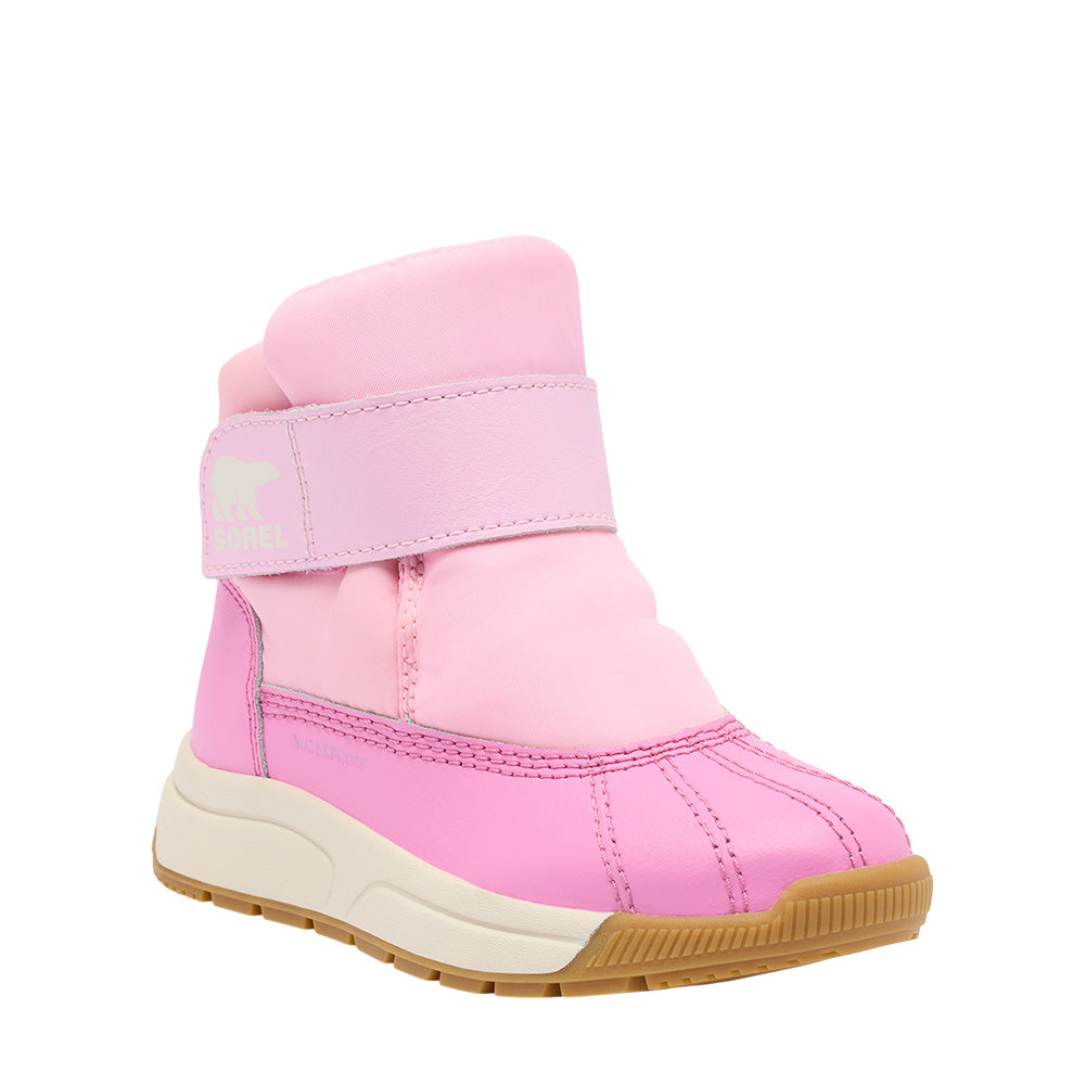 Sorel Junior's Whitney III Strap Mid WP Boots 2026 687 PINK FLARE