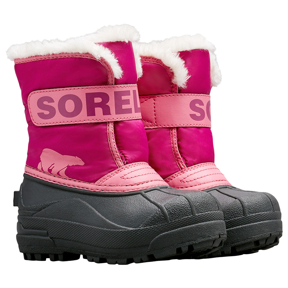 Sorel Junior's Snow Commander Boots 2026 TROPIC PINK