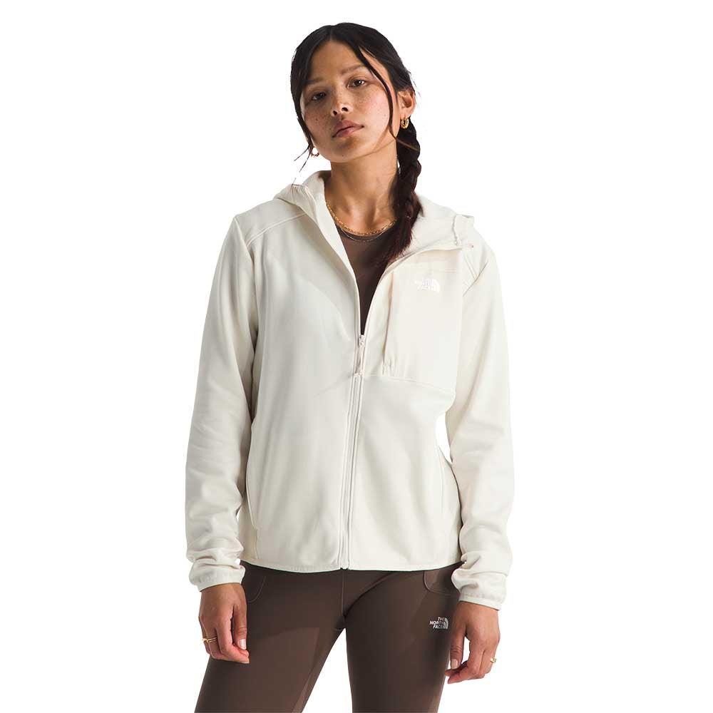 The North Face Women's Performance Fleece Full Zip Hoodie 2026 WHITE DUNE