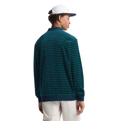 Adidas Originals Men's Velour Long Sleeve Polo 2025