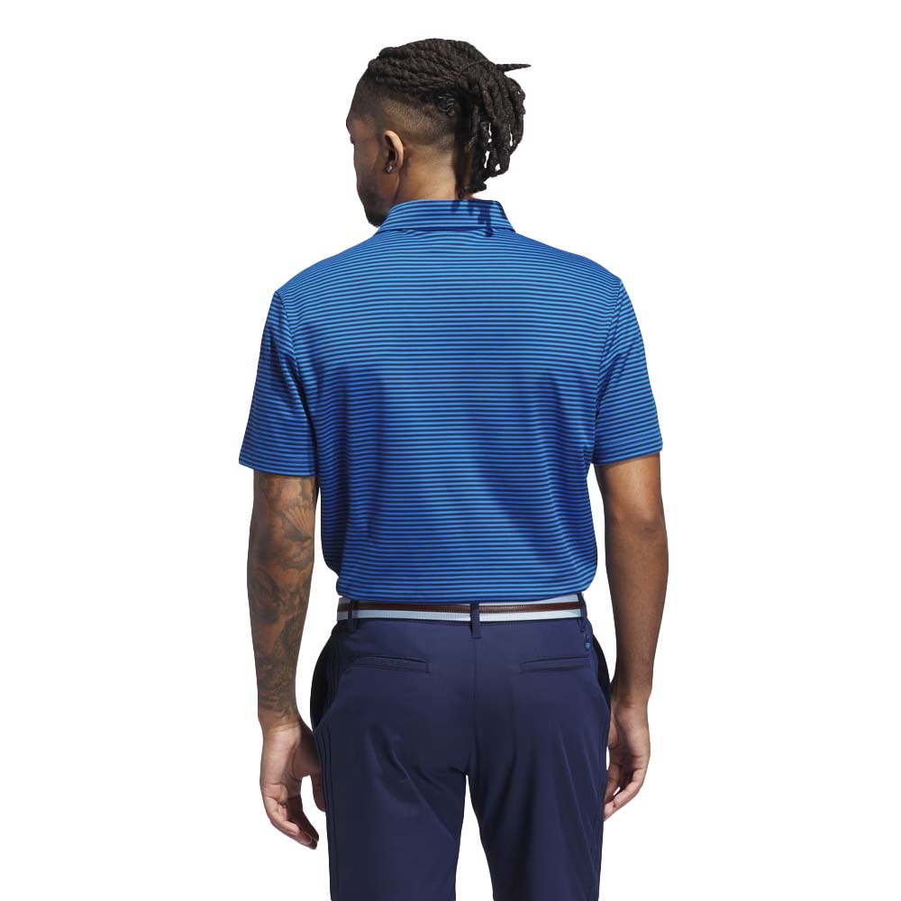 Adidas Men's Originals Stripe Pique Polo - Bluebird 2025