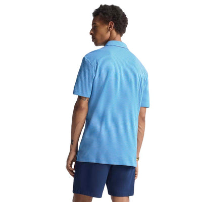 Adidas Men's Originals Stripe Pique Polo - Clearsky 2025