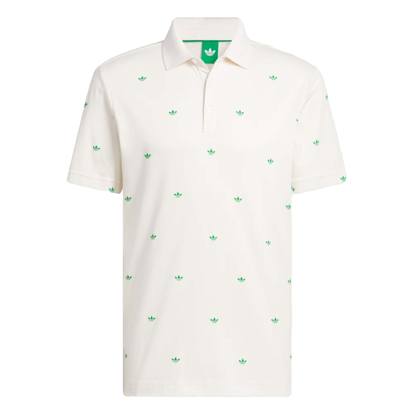 Adidas Originals Printed Trefoil Polo Shirt 2025 CHALK WHITE
