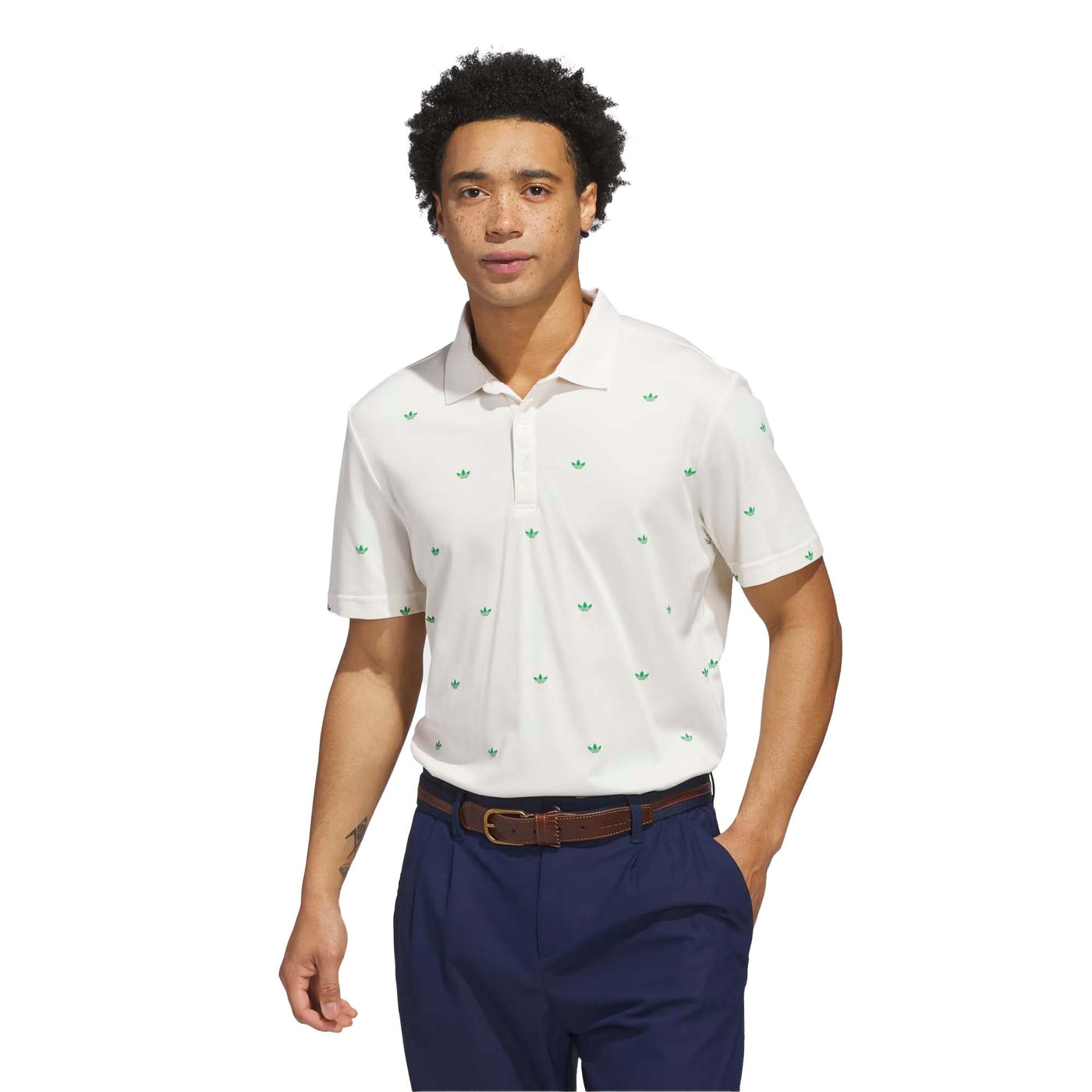 Adidas Originals Printed Trefoil Polo Shirt 2025