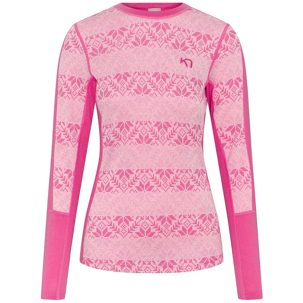Kari Traa Women's Anna Long Sleeve 2026 SPINK BRIGHT PINK