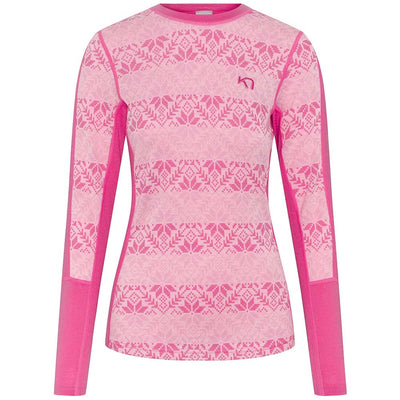 Kari Traa Women's Anna Long Sleeve 2026 SPINK BRIGHT PINK