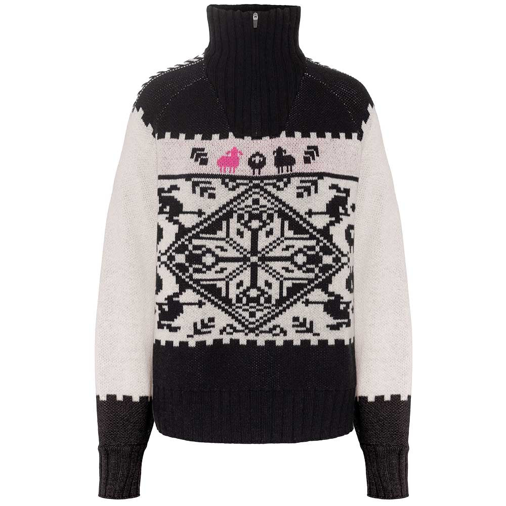 Kari Traa Women's Saga Knit Sweater2026 NWHITE OFF WHITE