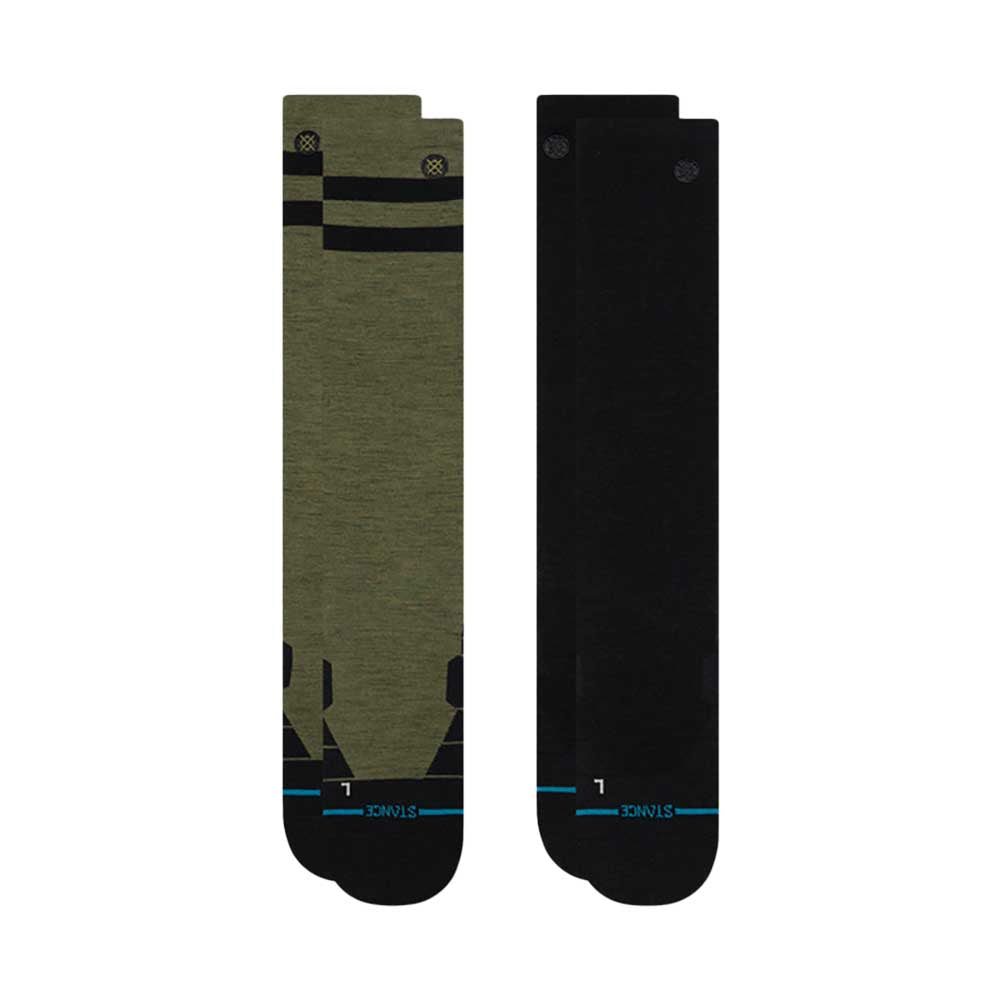 Stance Joven Ultralight Wool Snow Socks 2 Pack 2026 OLV OLIVE