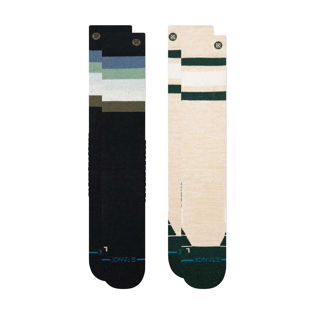 Stance Maliboo Mid Wool Snow Socks 2 Pack 2026 MULTI