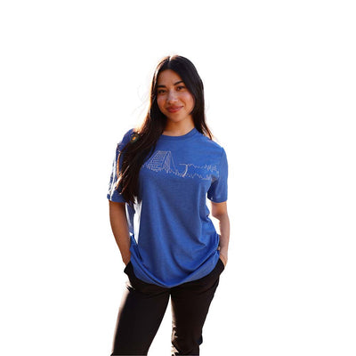 Boyne Mountain Tentree Skybridge Juniper Tee SEAPORT HEATHER