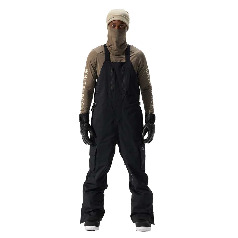 Whitespace Men's 2L Insulated Cargo Bib Pants - Black 2026