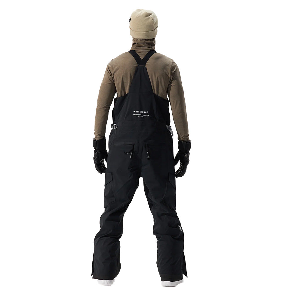 Whitespace Men's 2L Insulated Cargo Bib Pants - Black 2026