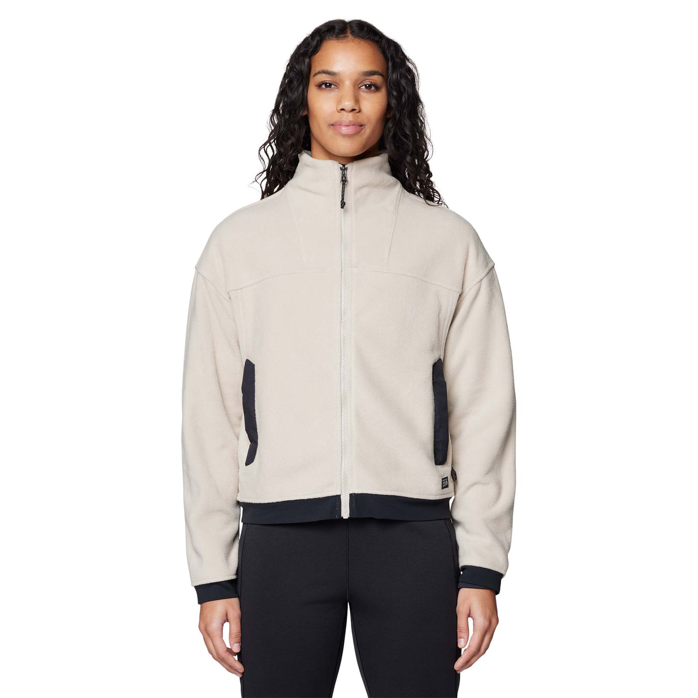 Mountain Hardwear Women's Powder Maven Fleece Full Zip Jacket 2026 160 FOSSIL BLACK