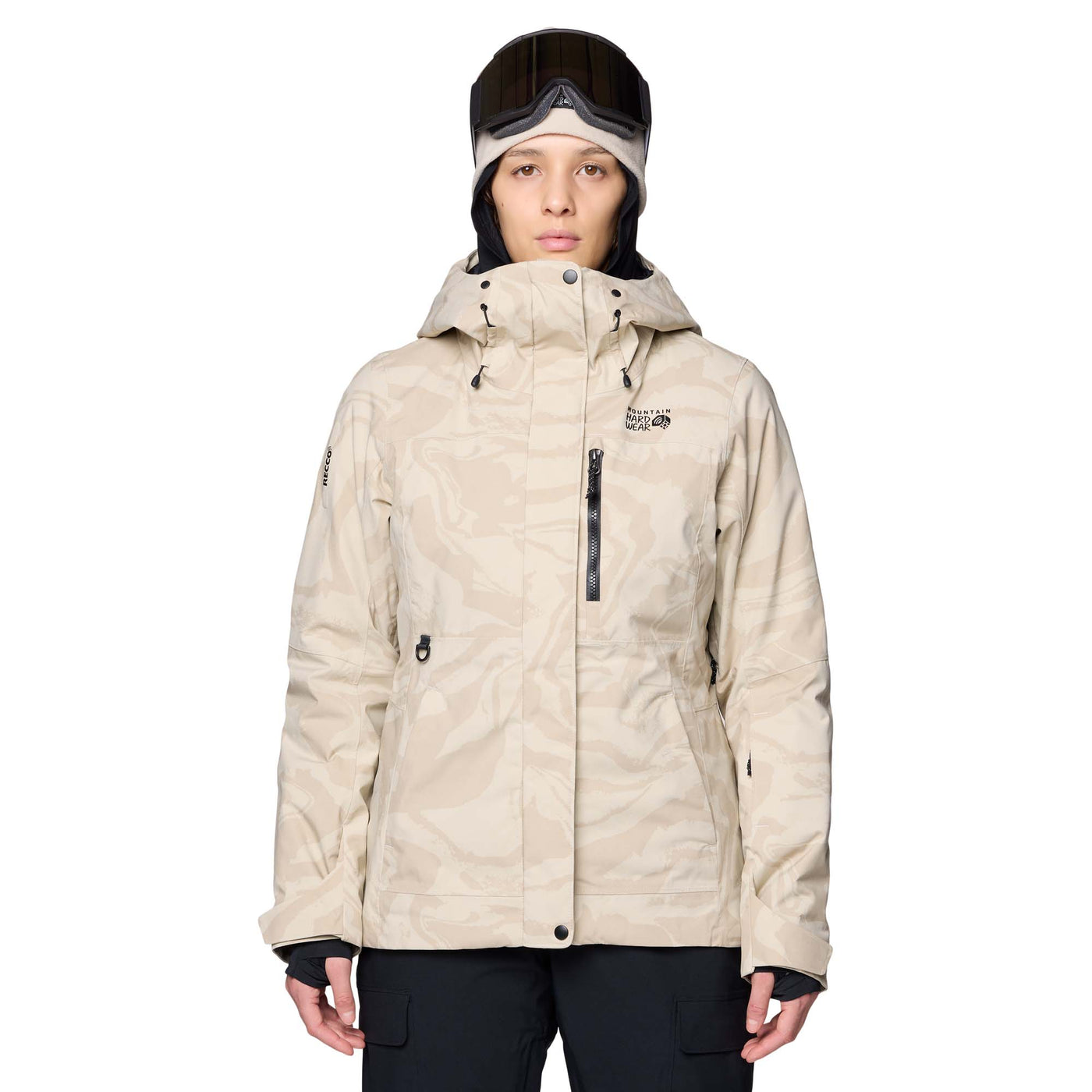 Mountain Hardwear Women's Powder Maven Jacket 2026 160 FOSSIL ROCKSTRA